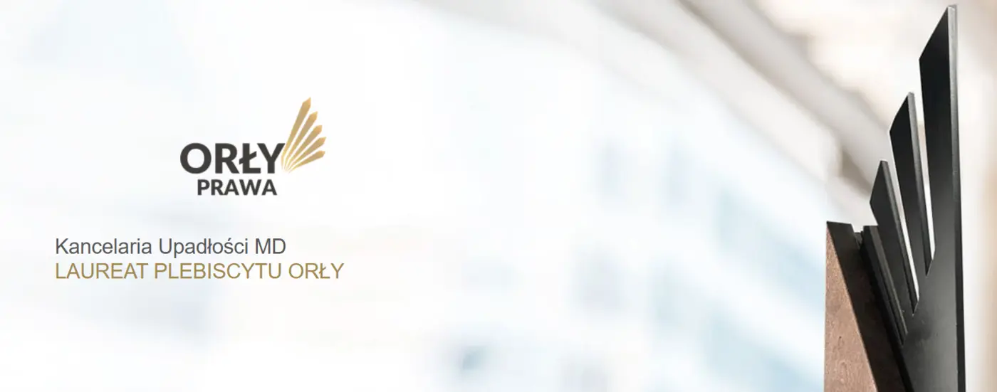Kancelaria Upadłości MD — laureat plebiscytu Orły Prawa